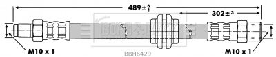 BORG & BECK Тормозной шланг BBH6429